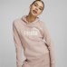 Puma Ess Logo Hoodie Rose